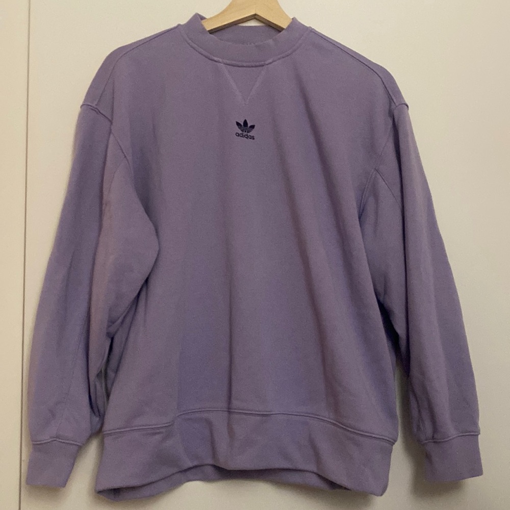 Adidas purple sweatshirt